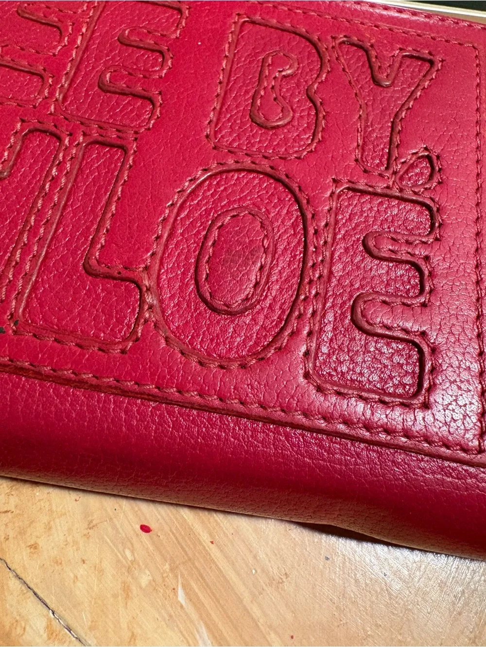See By Chloe Red zip-around wallet